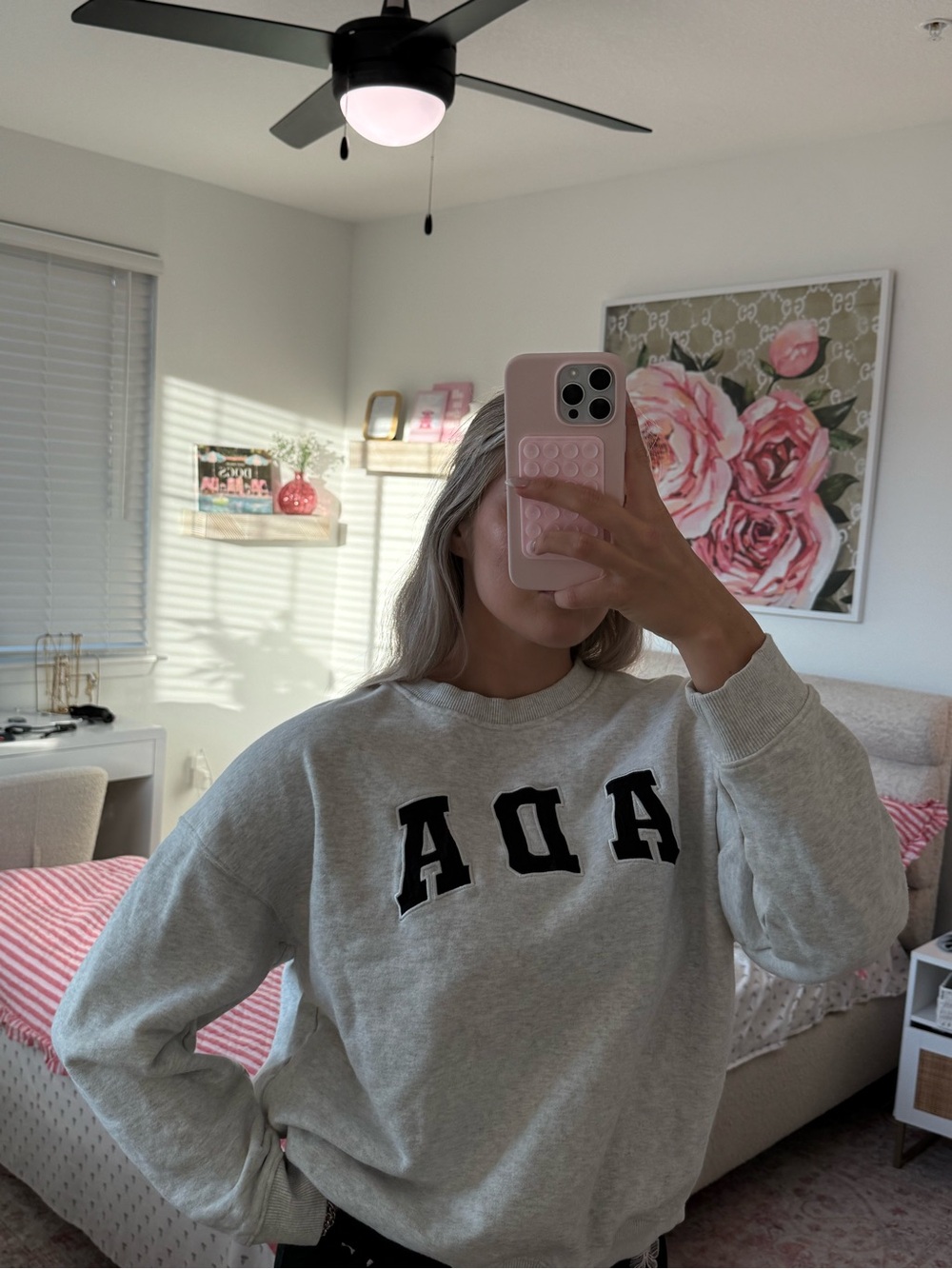 ADA Lettered Crewneck Sweatshirt